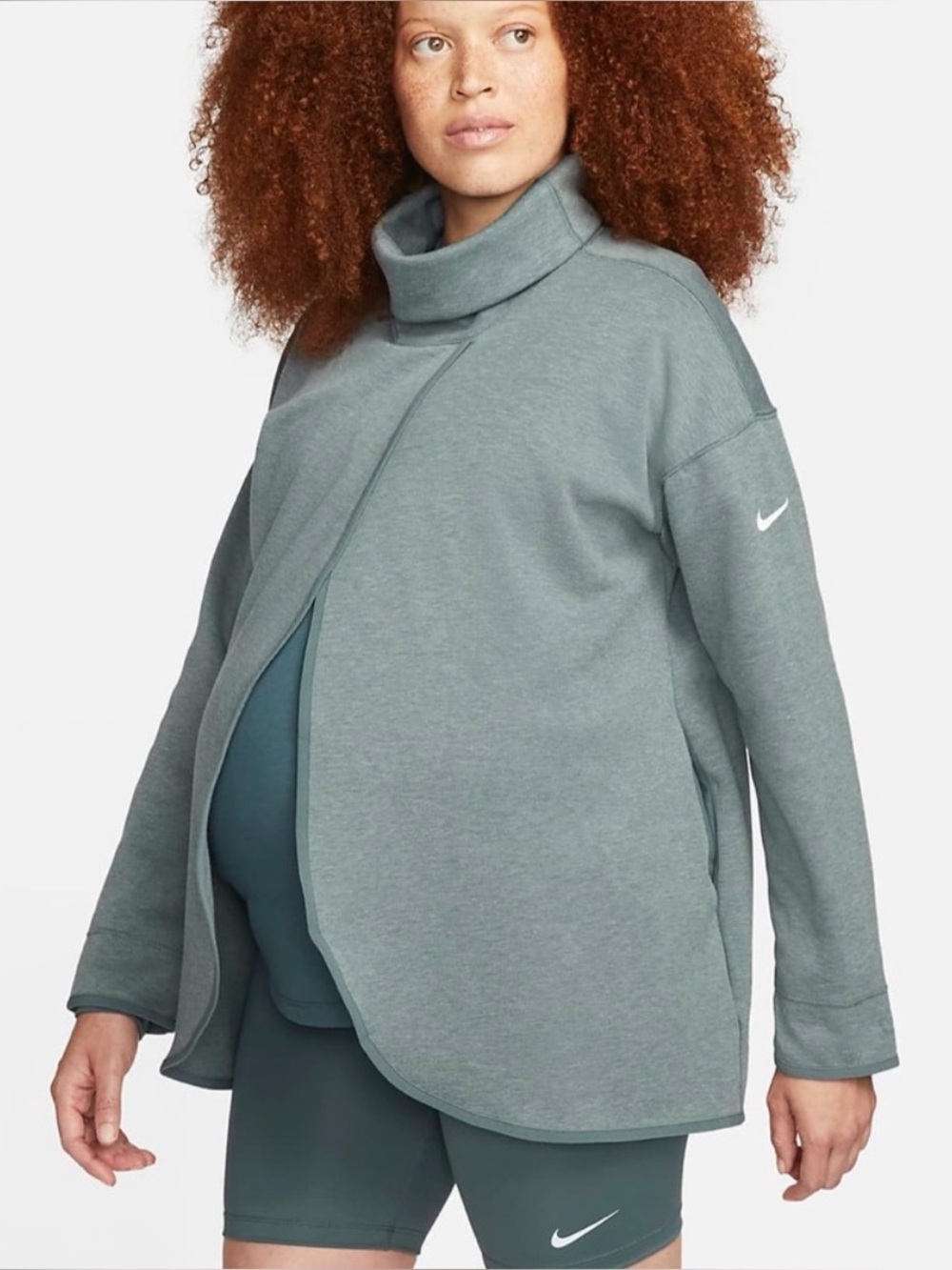 Nike Maternity High Neck Sweatshirt.